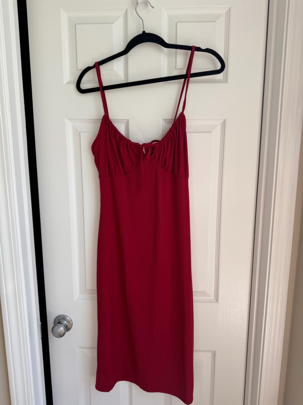 Target Red Spaghetti-Strap Midi Dress